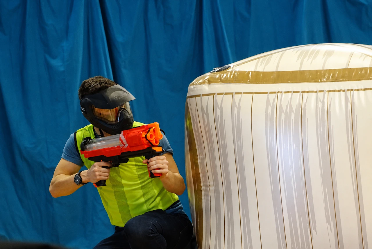 Nerf Rival Battle stag do activity in Newcastle
