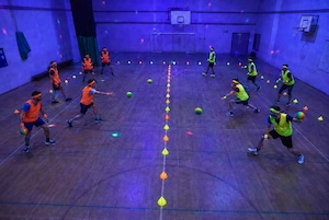 UV dodgeball for a Newcastle stag do